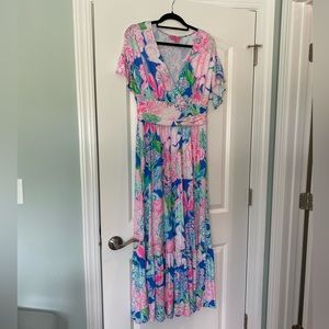 Lilly Pulitzer Jessie MIDI Dress Sz L